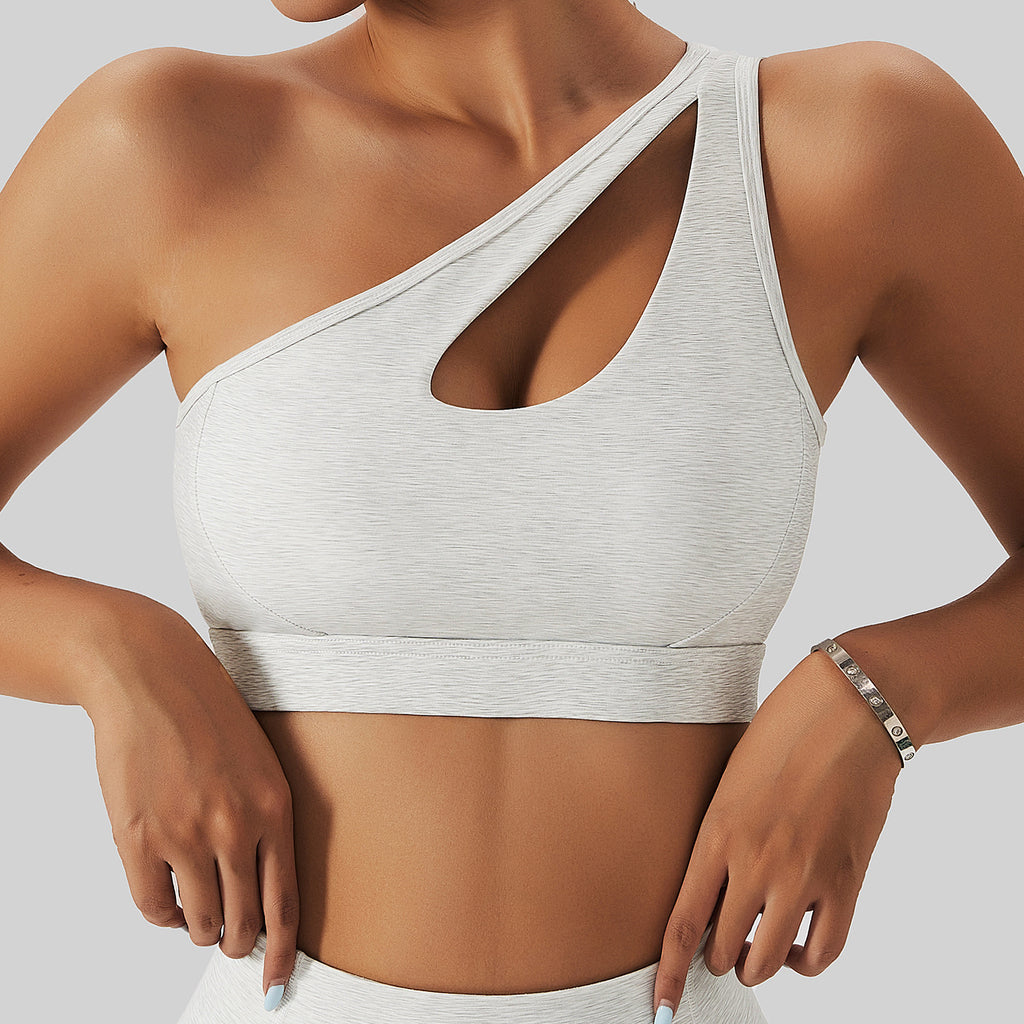 Fitness One Sided Back Yoga Bra Suit