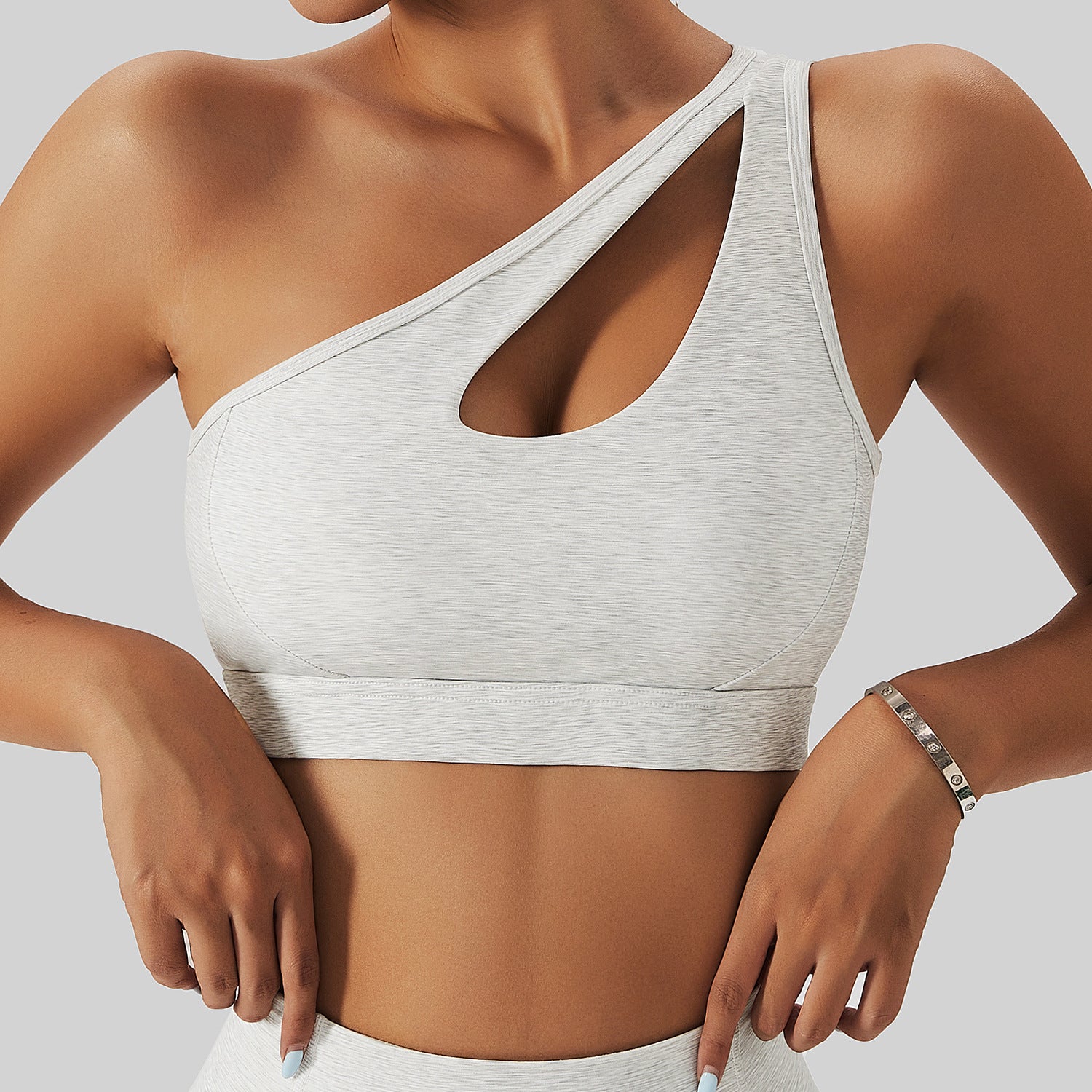 Fitness One Sided Back Yoga Bra Suit