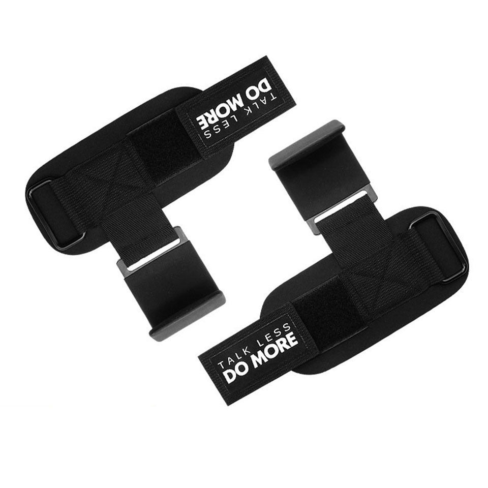 Weight Lifting Hook Padded Gloves With Wrist Wraps