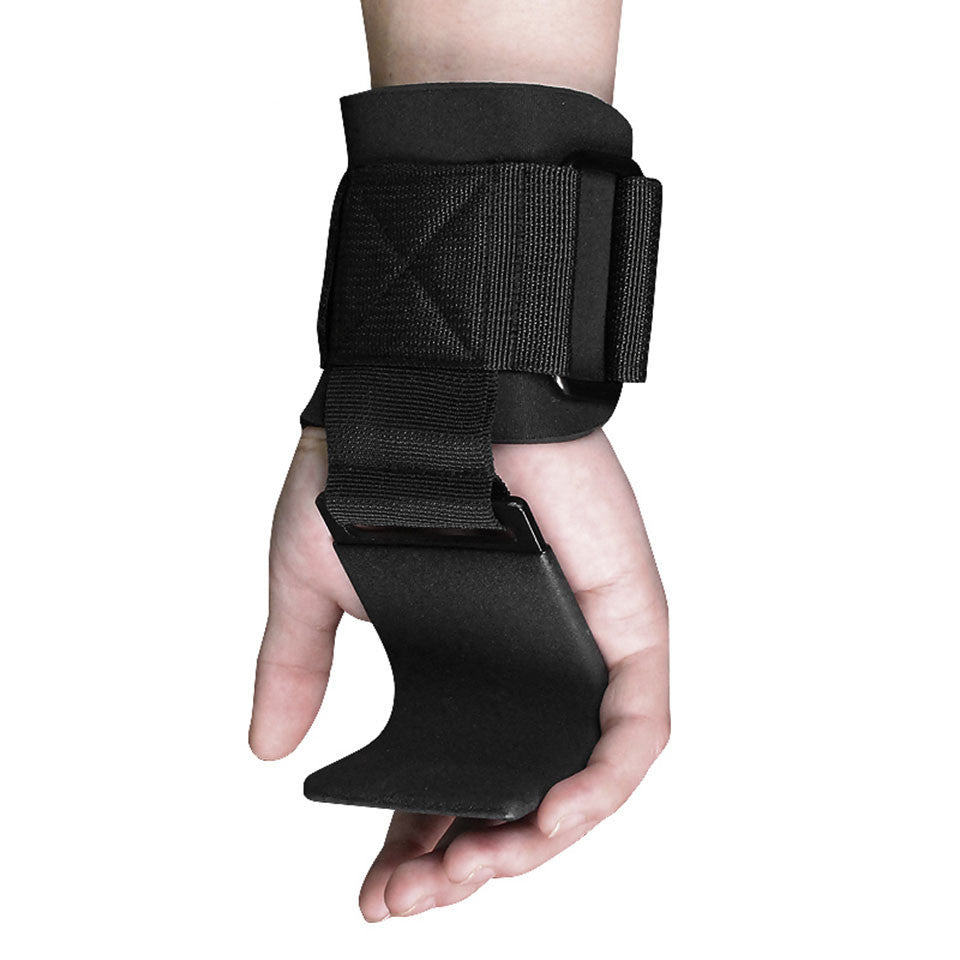 Weight Lifting Hook Padded Gloves With Wrist Wraps