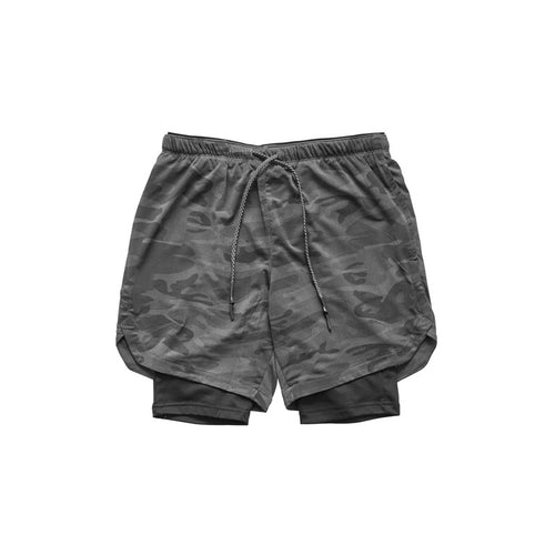 2 In 1 Quick Dry Men Running Shorts