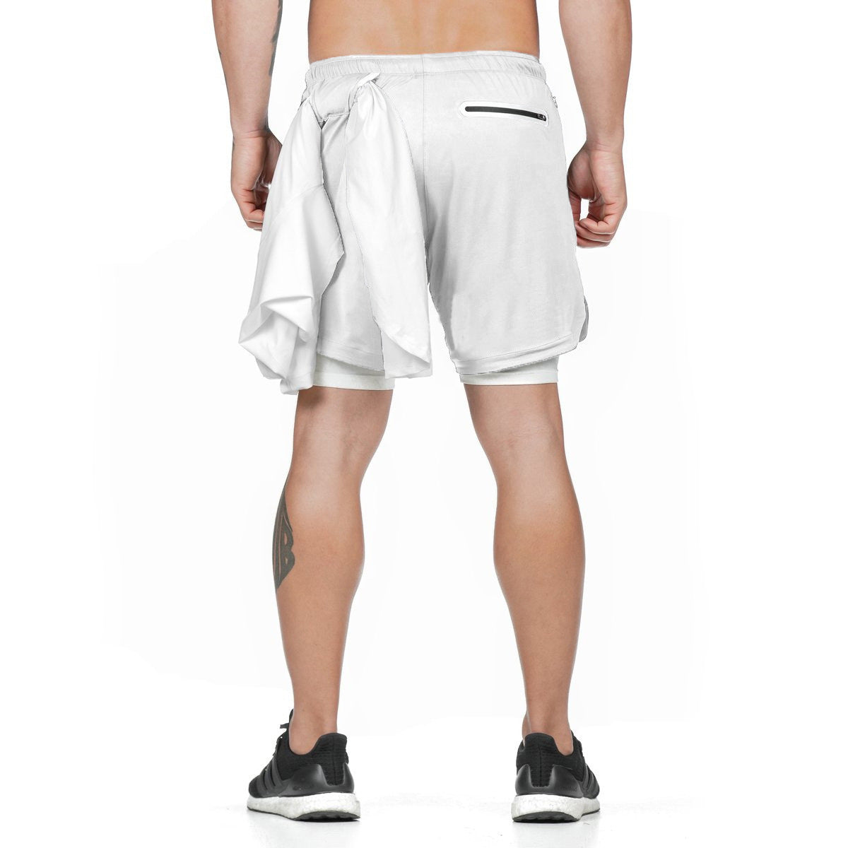 2 In 1 Quick Dry Men Running Shorts