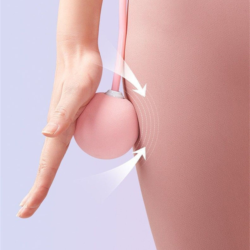 Adjustable Silicone Cordless Jump Rope With Speed Ball