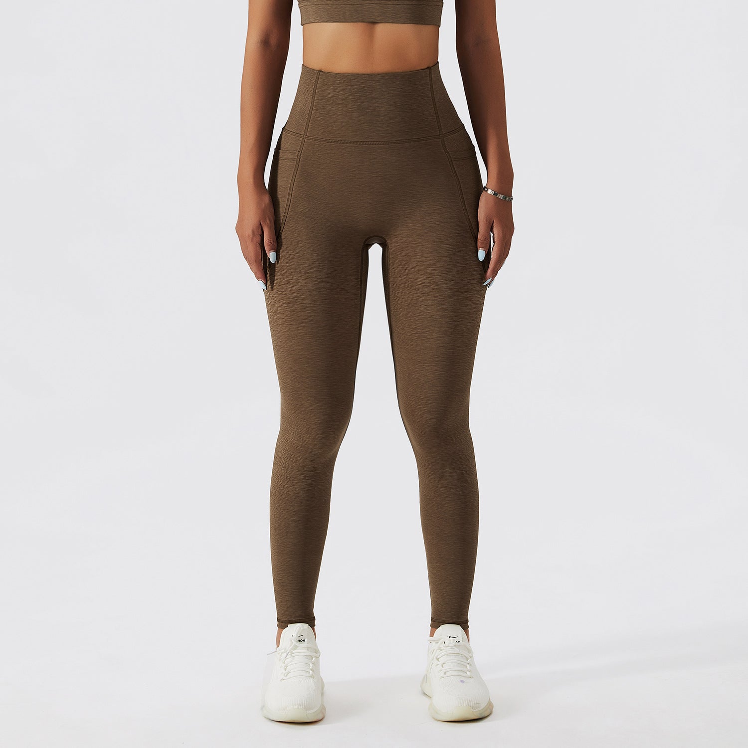 Fitness One Sided Back Yoga Bra Suit