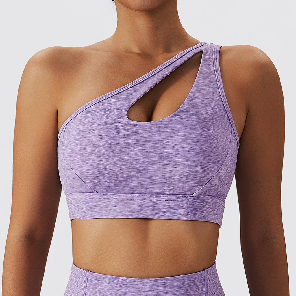 Fitness One Sided Back Yoga Bra Suit