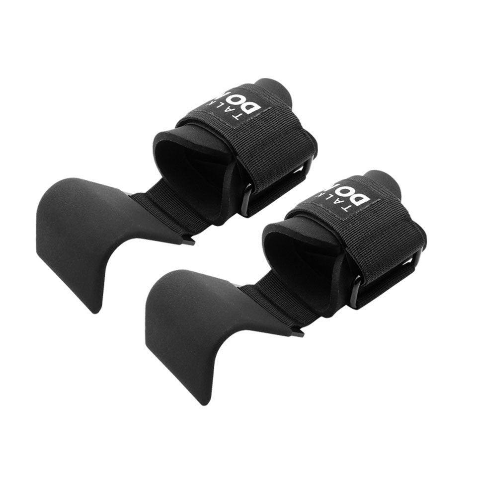 Weight Lifting Hook Padded Gloves With Wrist Wraps