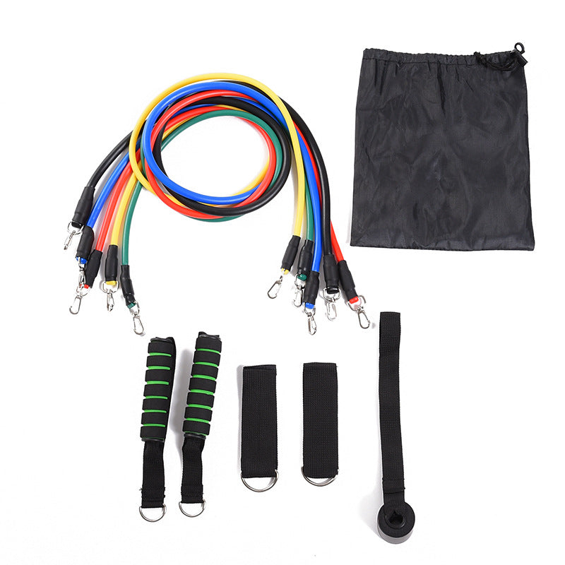 11 Pieces Latex Tube Tension Rope Set