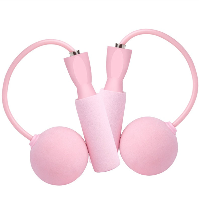 Adjustable Silicone Cordless Jump Rope With Speed Ball