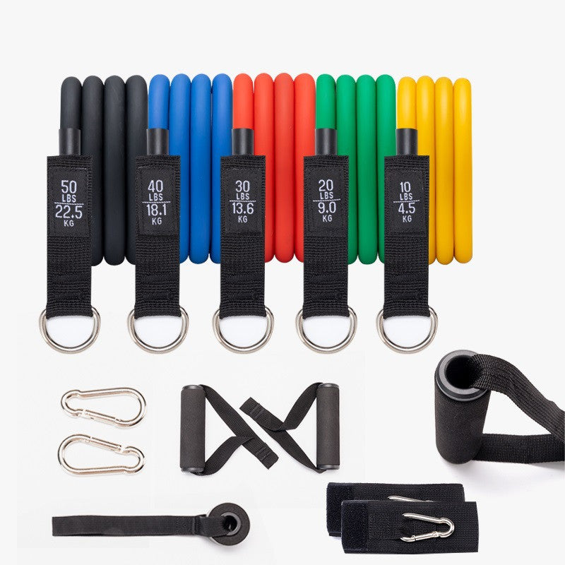 11 Pieces Latex Tube Tension Rope Set