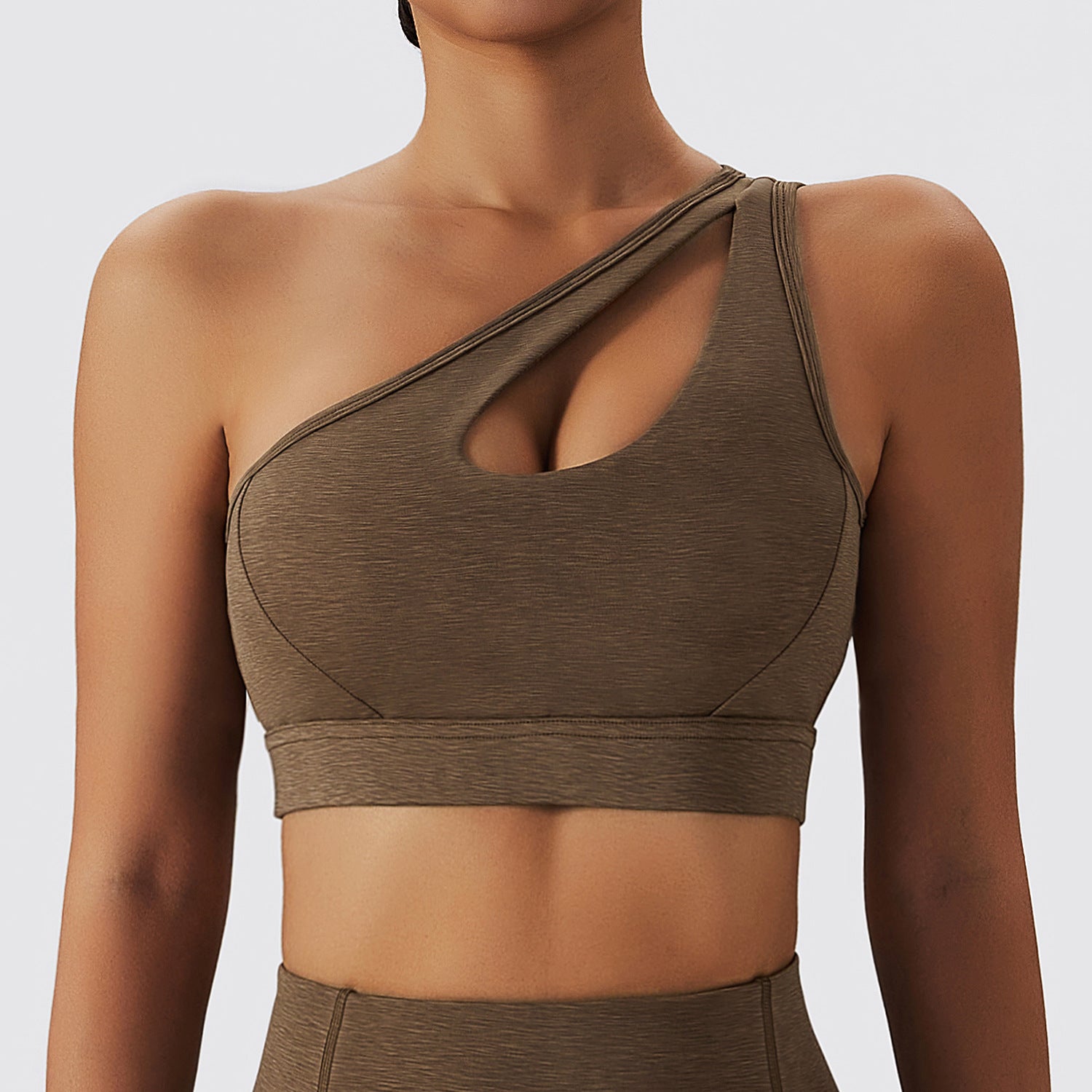 Fitness One Sided Back Yoga Bra Suit