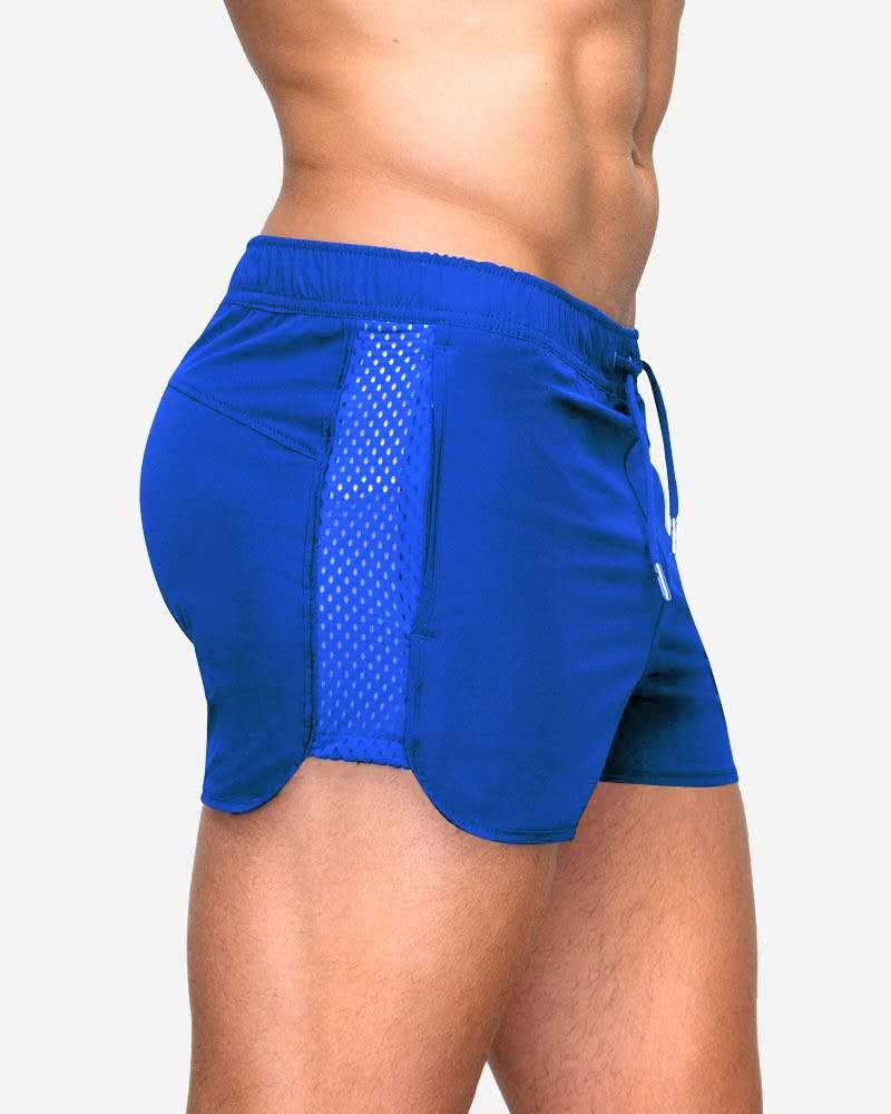 Summer Stretch Mesh Training Sprint Shorts