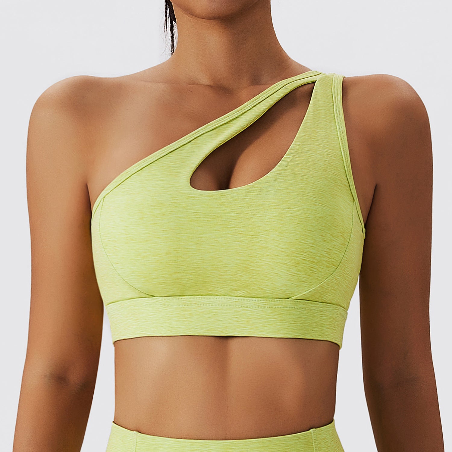 Fitness One Sided Back Yoga Bra Suit