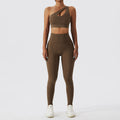 Fitness One Sided Back Yoga Bra Suit