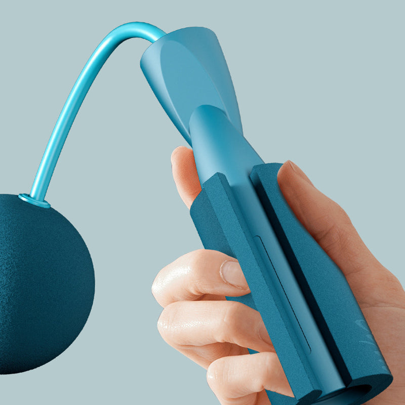 Adjustable Silicone Cordless Jump Rope With Speed Ball