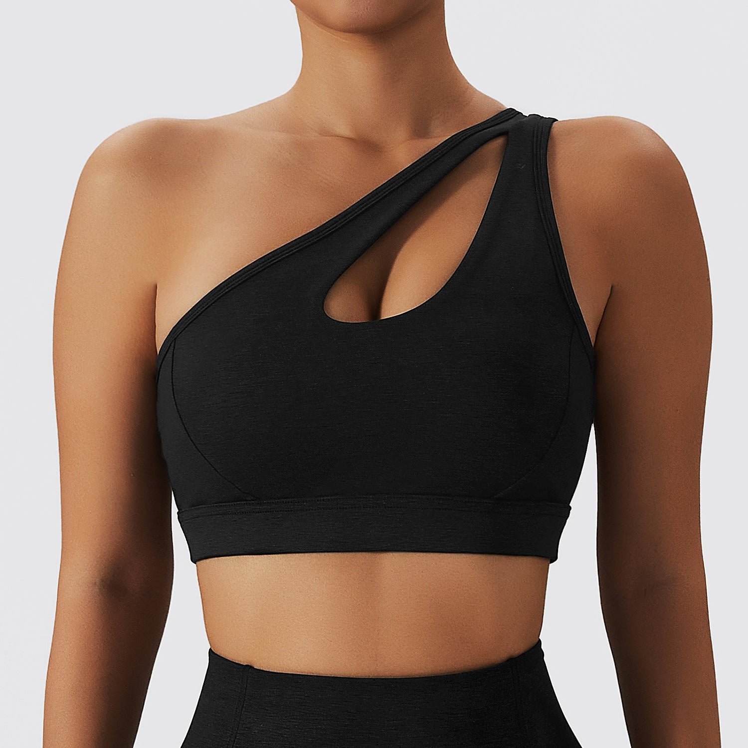 Fitness One Sided Back Yoga Bra Suit